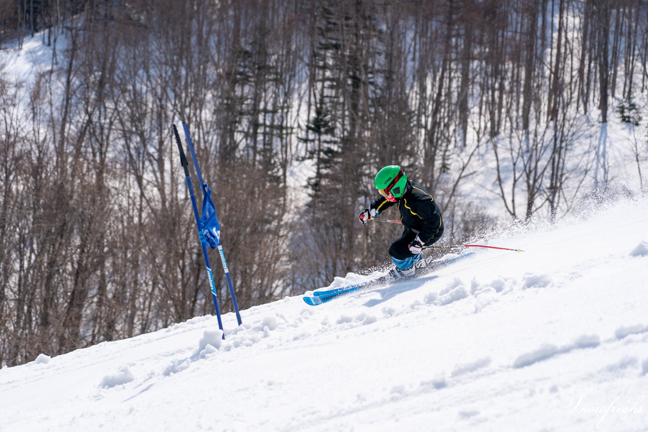 士別市日向スキー場　本当に明日でシーズン終了？！積雪たっぷり春雪セッション(^_-)-☆